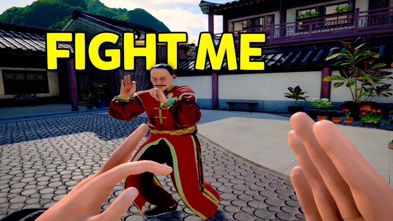 Fighting My Friends In This VR Kung Fu Simulator