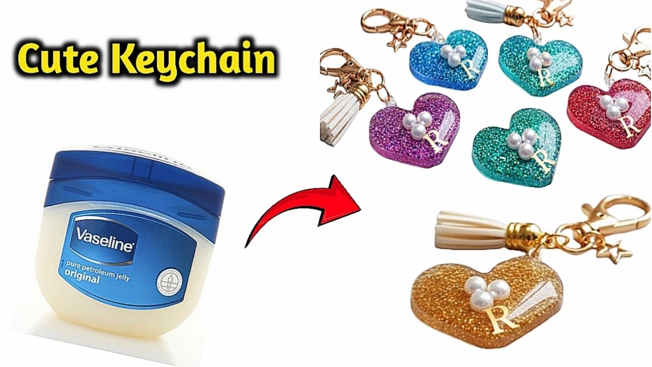 How to Make Cute Colorful Keychain at Home 🌈✨ | DIY Cute Colorful Keychain – Easy & Budget Friendly