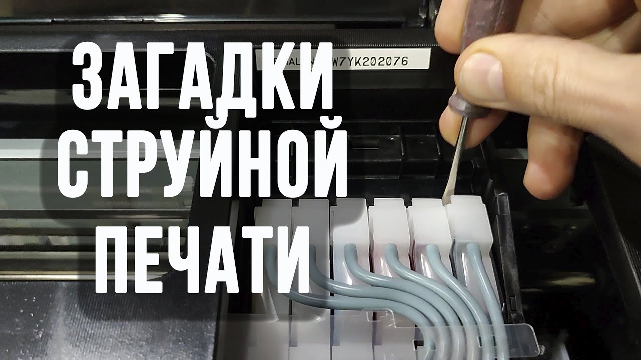 Принтер Epson не печатает, печатает с пропусками, загадки струйной печати