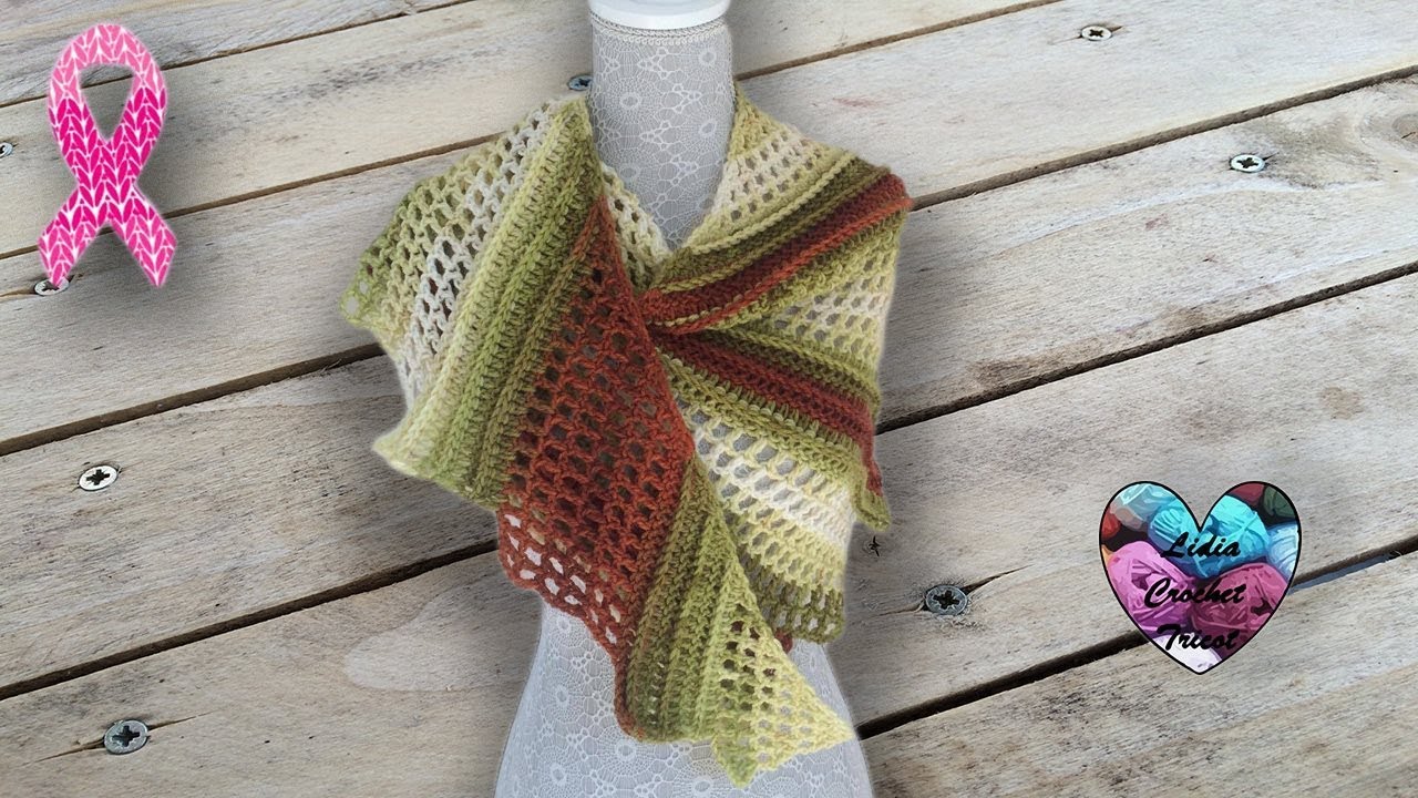 Châle queue de dragon crochet Bonus Présentation nouvelles gammes!