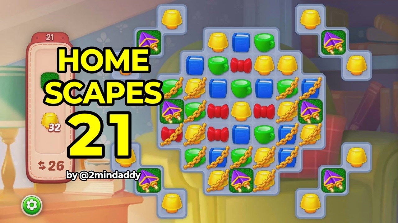 Homescapes Level 21 No Boosters Gameplay