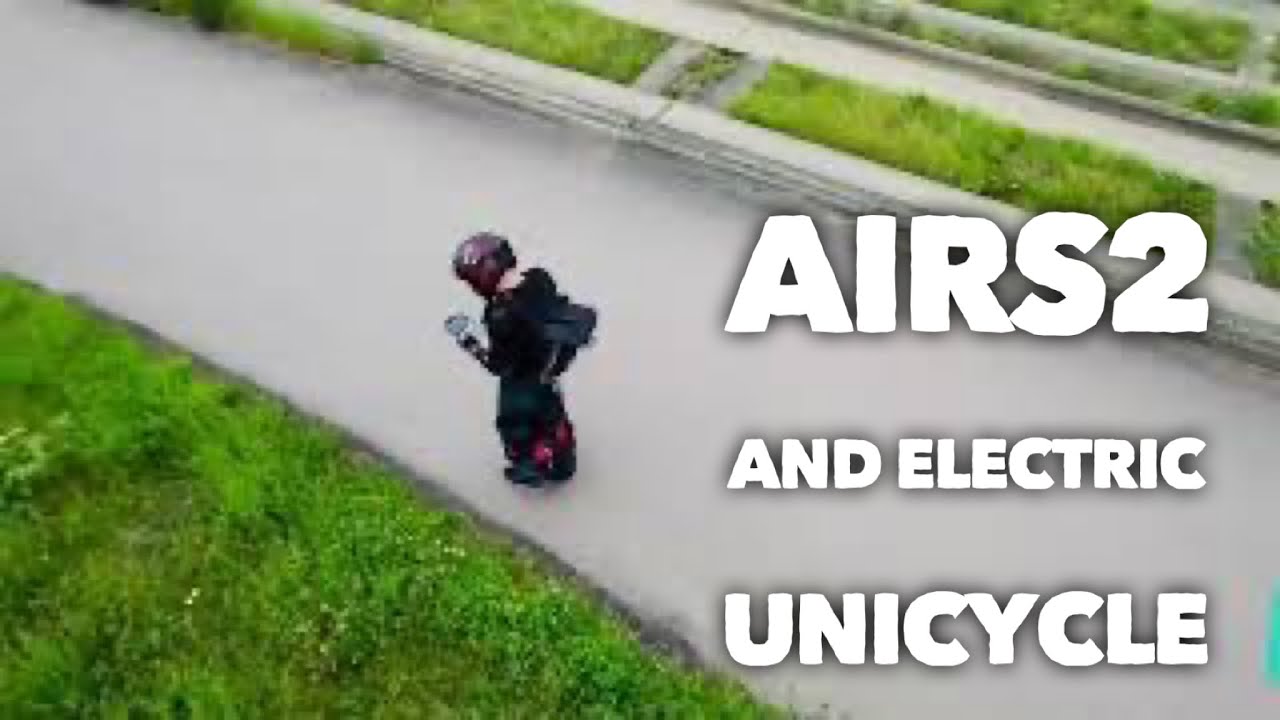 DJI AirS2 and a electric unicycle 