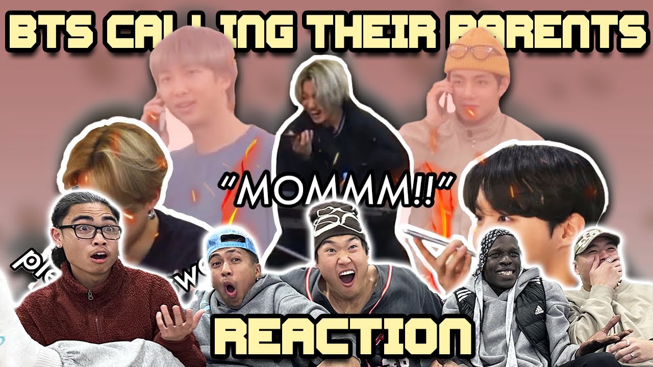 OUR FIRST TIME WATCHING BTS CALLING THEIR PARENTS
