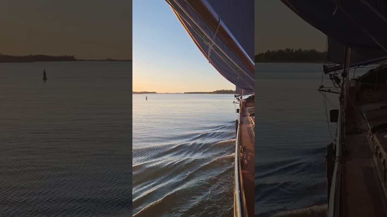 Abendstimmung unter Segeln