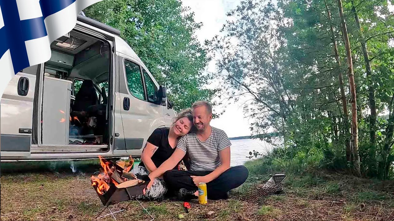 URBAN CAMPING WITH A VAN // ABANDONED CAMPGROUND // VANLIFE FINLAND
