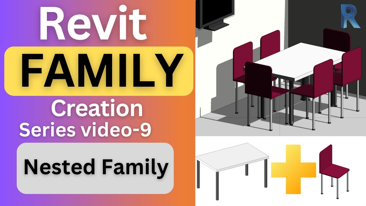 Учебные пособия по Revit: Серия «Создание семейств в Revit»: Как создать вложенное семейство?