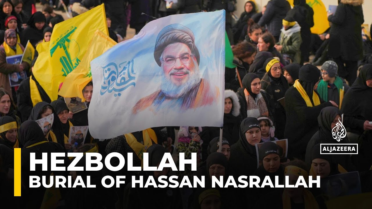 Thousands gather ahead of funeral for late Hezbollah leader, killed in Israeli strike