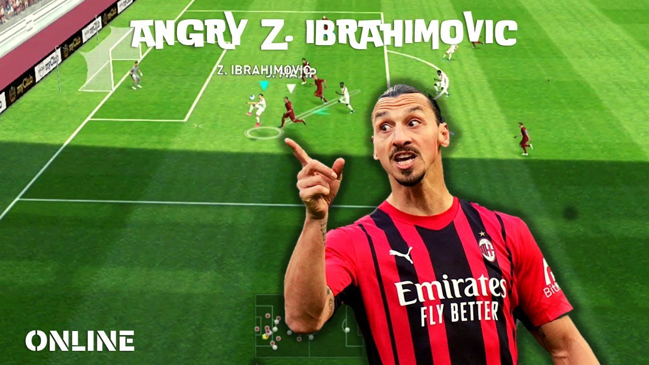 What A Passing Skill 😱 by the Zlatan Ibrahimović 😤 Pes 2021 Mobile #shorts #pes #trick #pesmobile