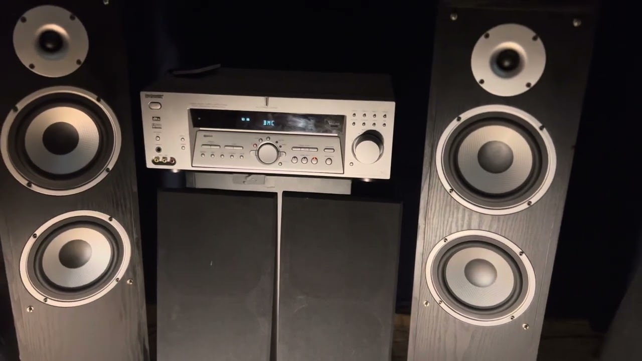 pure acoustic spark-F and sony receiver str de685✌🏻