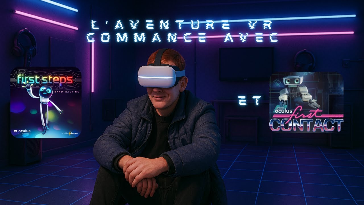 je commance l'aventure VR en faisant le test des 2 tutos du quest 2 #1