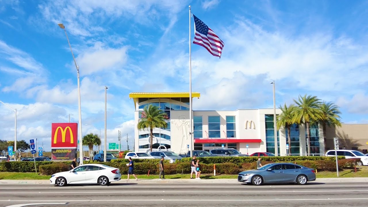 International Drive Orlando - Florida's Most Famous Tourist Strip · Walking Tour 4K