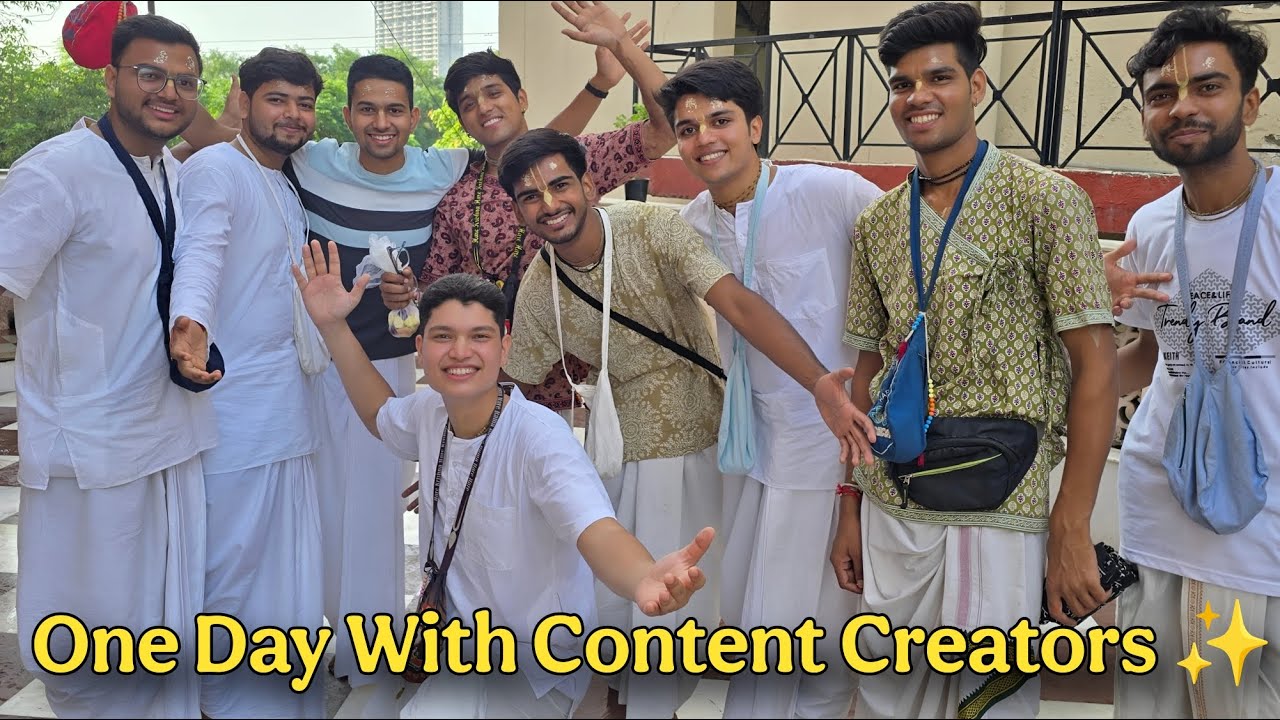 One Day In Our Life | ISKCON Noida and ISKCON Ghaziabad Darshans and kirtan Vlog