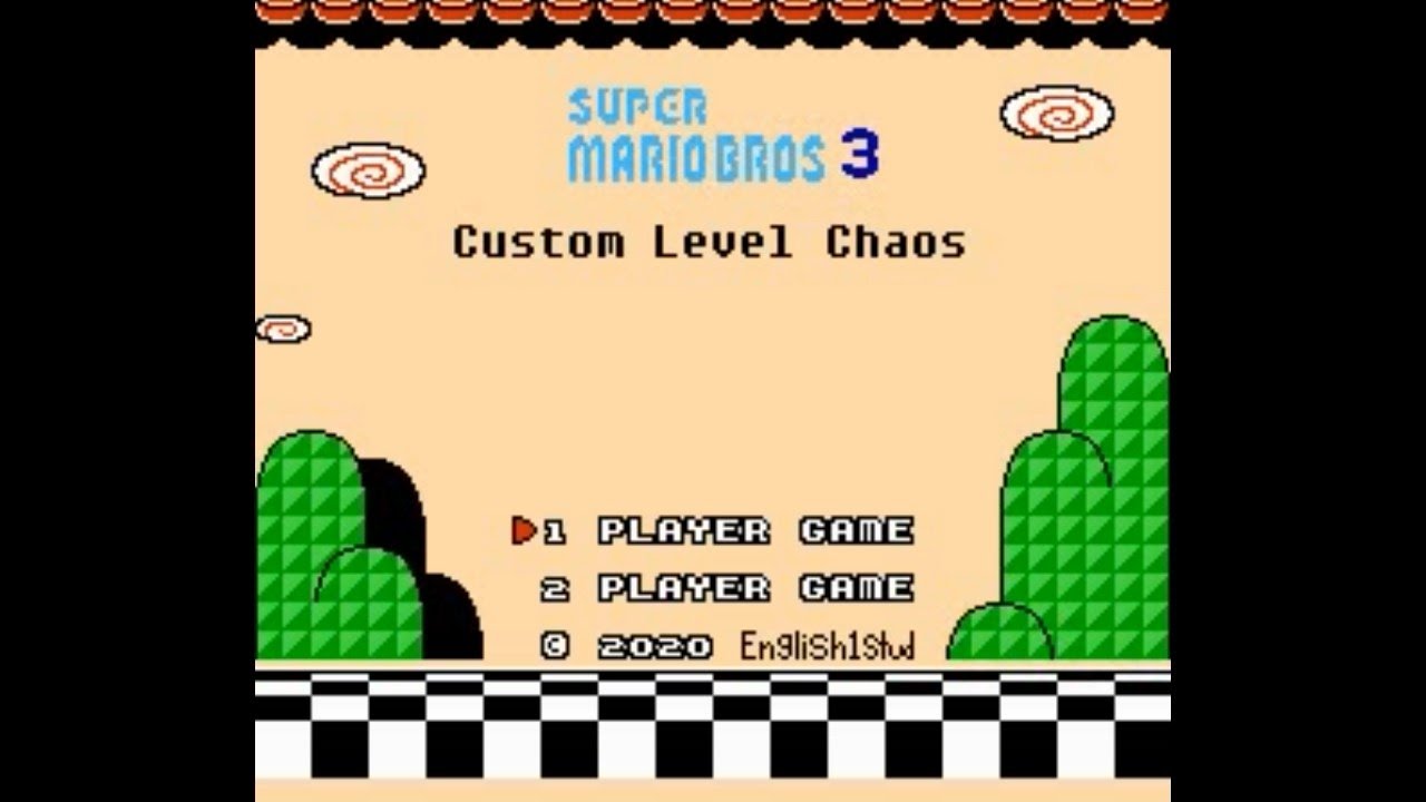 Super Mario Hack Longplay - Super Mario Bros 3 - Custom Level Chaos