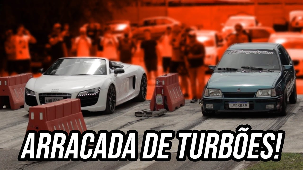 AUDI R8 perdeu do KADETT TURBO na arrancada!!! (NÃO ACREDITO 😨) - Theo Amaral