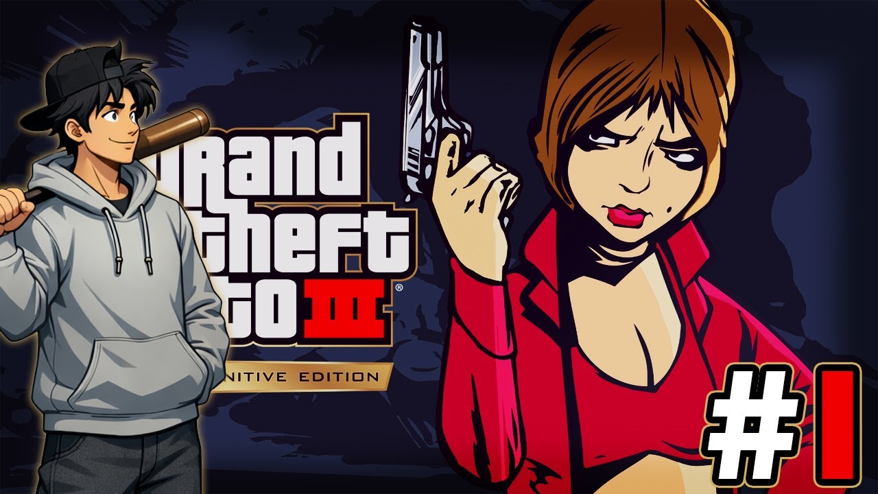 CLAUDE [ Sahur Stream eps 5  / GTA 3 : Definitve Edition #1 ]  #shorts #gaming #trending