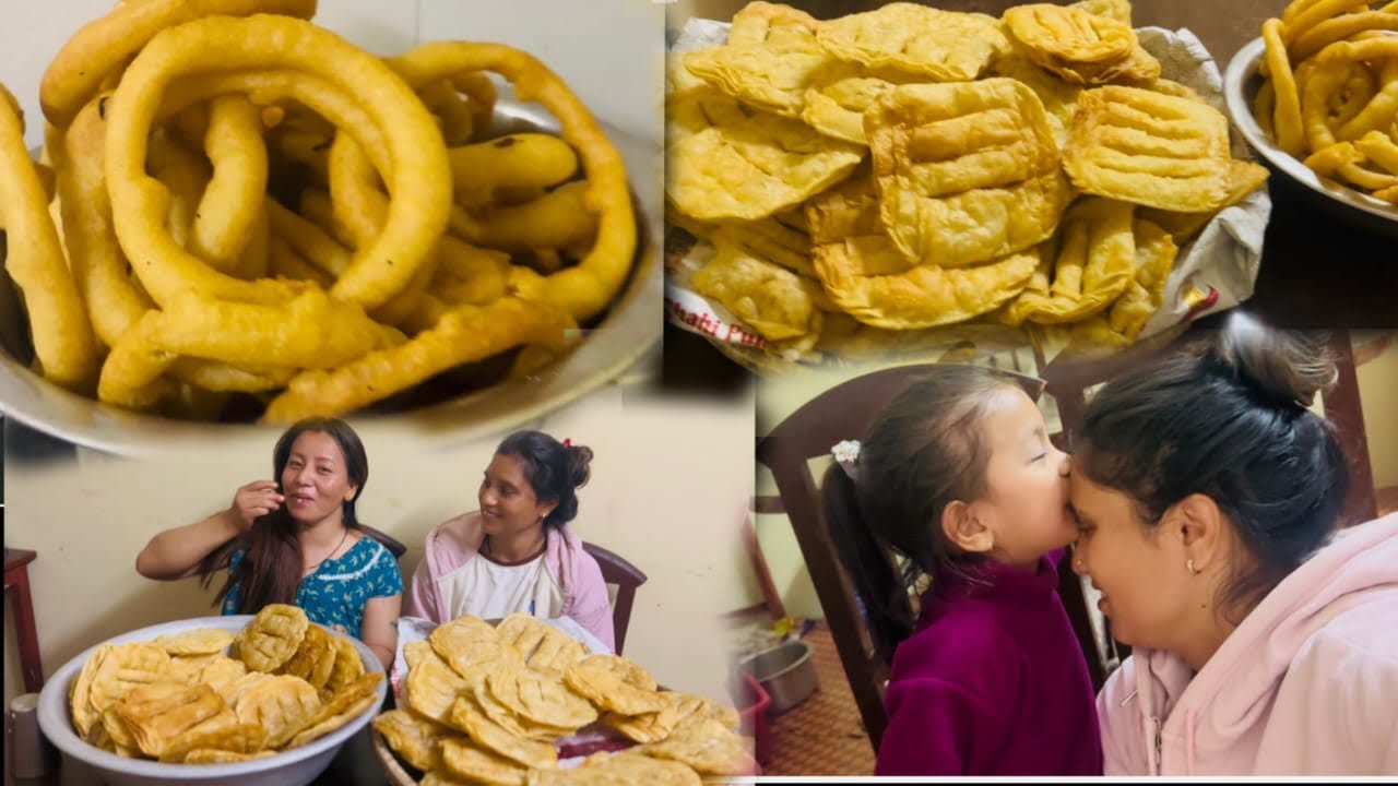 तिहारको लागि सेल,फिनिरोटि तयारि❤️👍🥨🤗Fini Roti / Tiher ko Roti| ❤️🙏/Nepali Food /🙏❤️