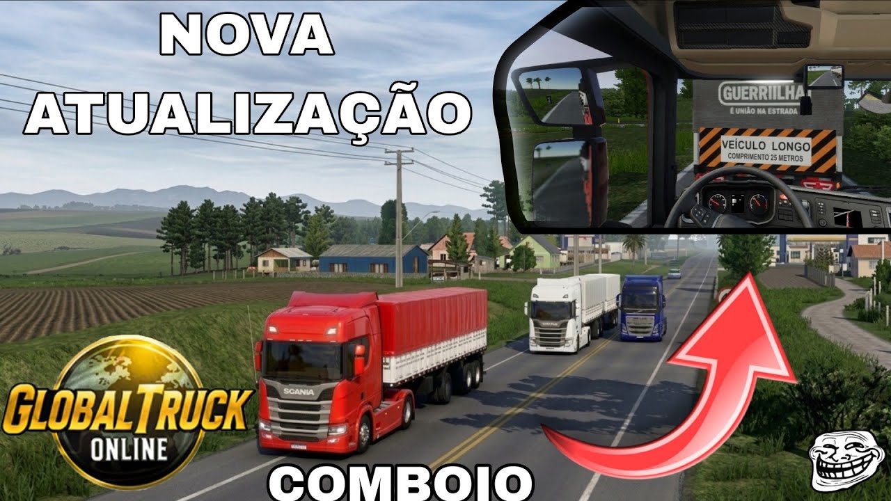 NOVA ATUALIZAÇÃO! GANHEI UM SCANIA R550 DE GRAÇA + BARRA LIMPA, COMBOIO E MUITA QUEBRA-DE-ASA | GTO