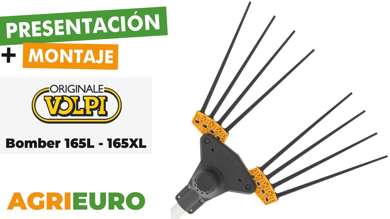 Volpi Bomber 165L - Vareador de aceitunas a batería - Presentación y Montaje