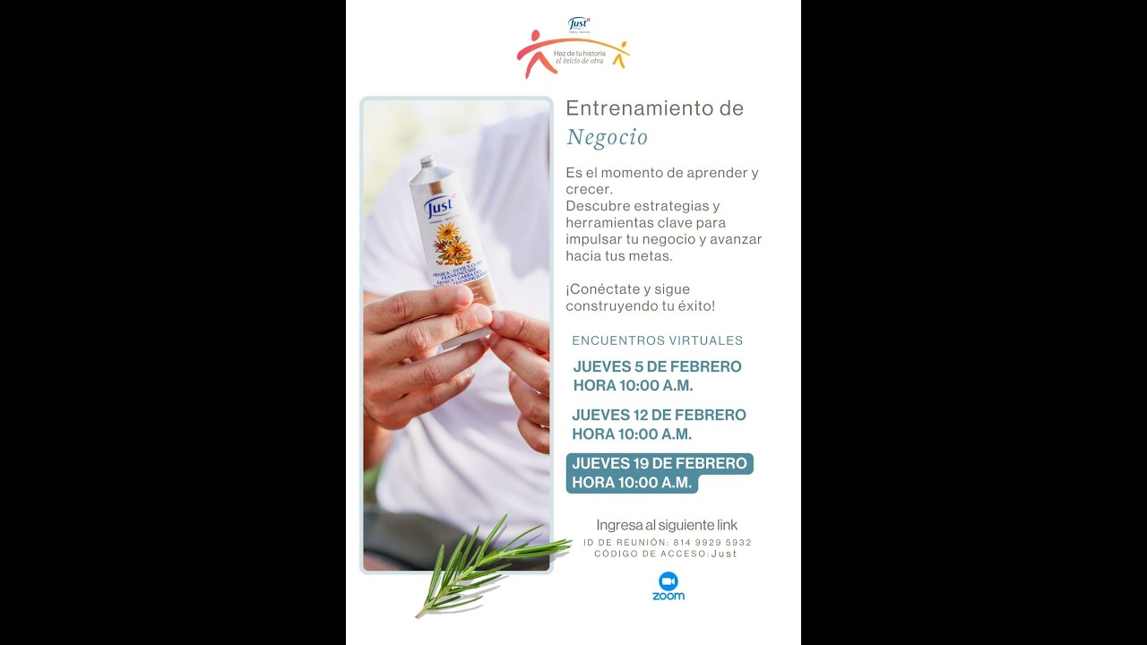 Entrenamiento de Negocio JUST - 2a. sesion Marketing digital