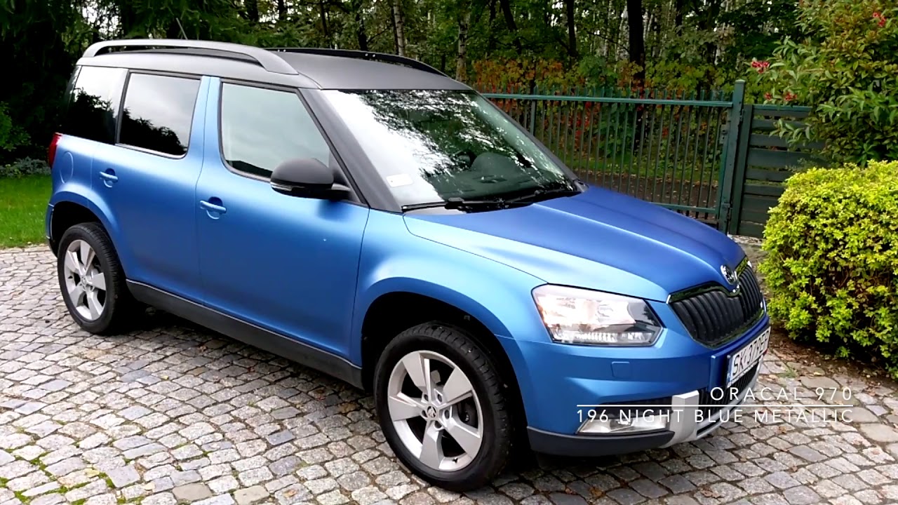 Oracal 970 196 Night blue metallic Skoda Yeti