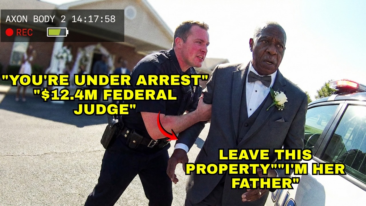 Racist Cop Arrests Black Father Walking Daughter Down the Aisle — He's a Federal Judge, Wins $12.4M