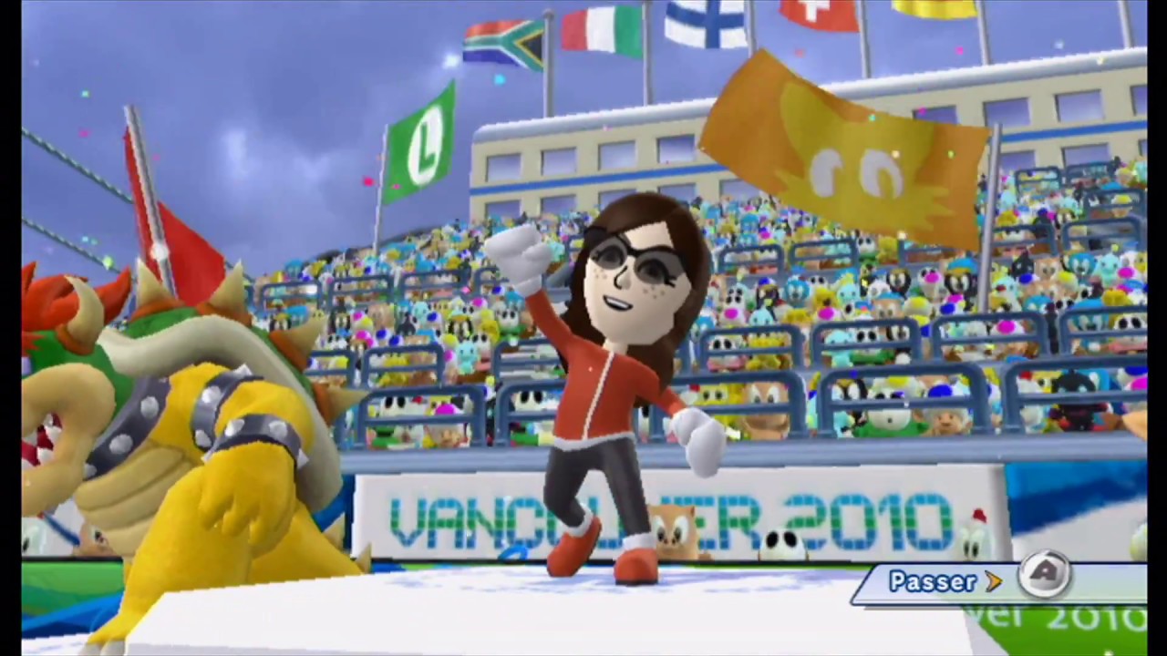 Mario & Sonic at the Olympic Winter Games - Wii - Part 51 - Alpine Skiing Downhill