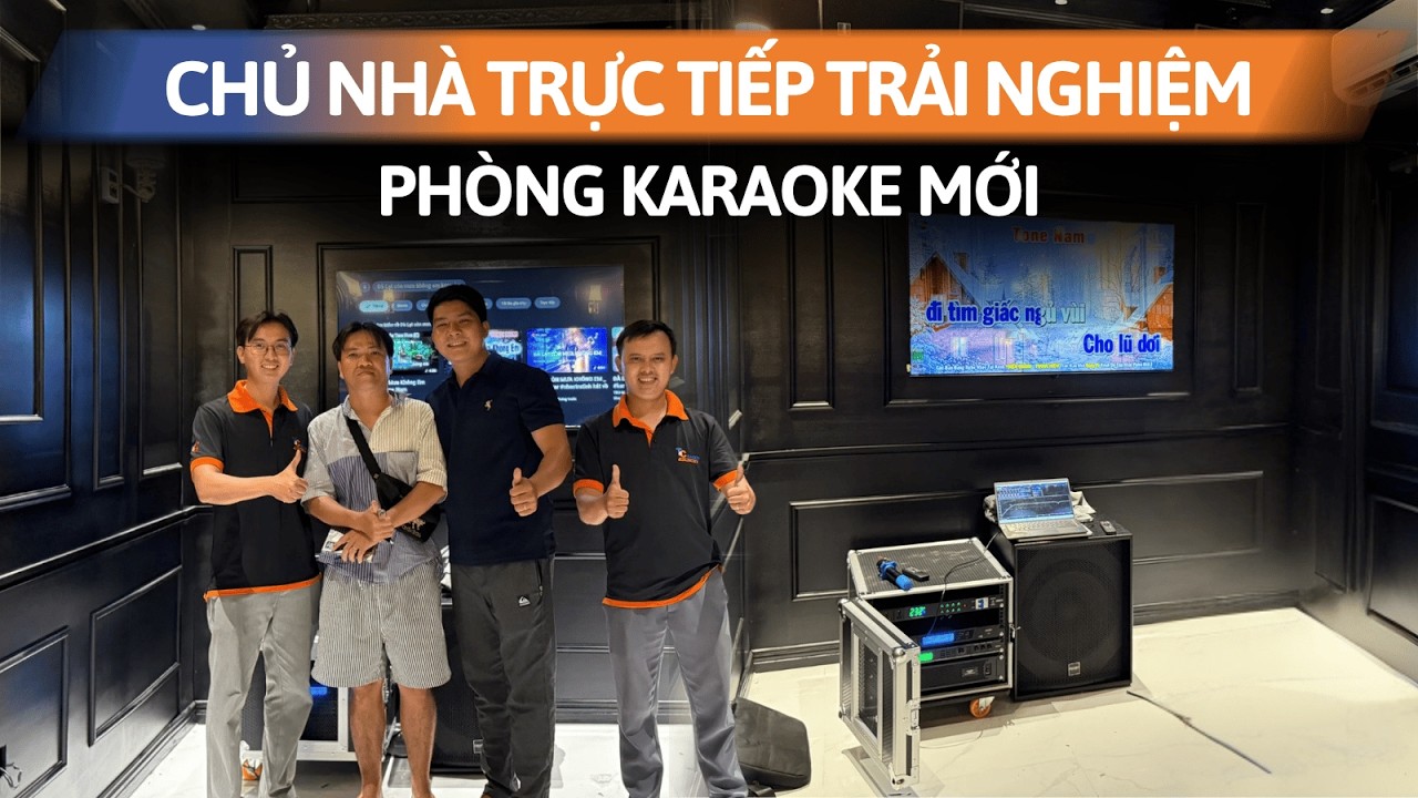 Trải nghiệm thực tế chất âm Phòng Hát Karaoke tại nhà Anh Bình | Dàn 4 loa Pearller CP10 cực thẩm mỹ