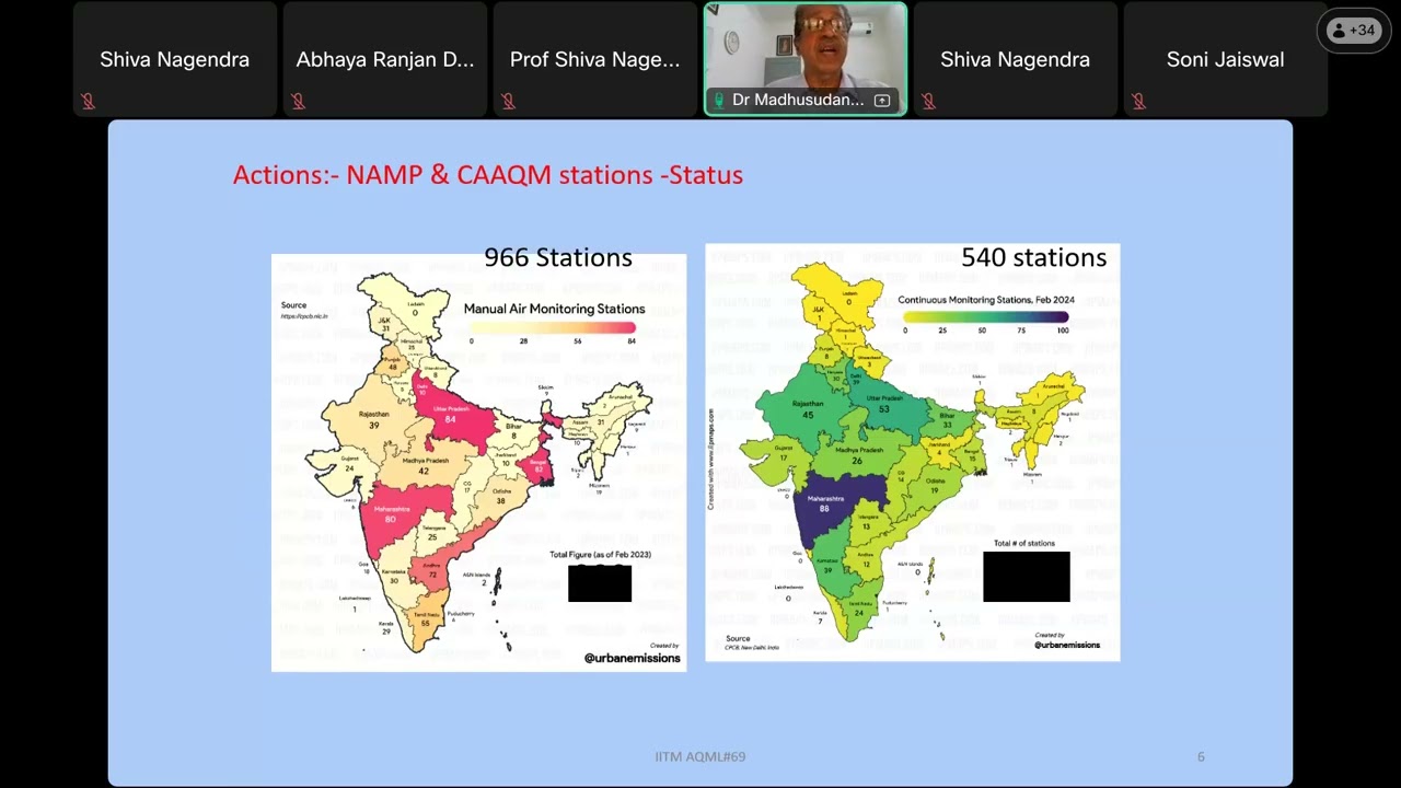 GCRF-CEPHA Air Quality Management Lecture 69  by Dr. Madhusudanan. M