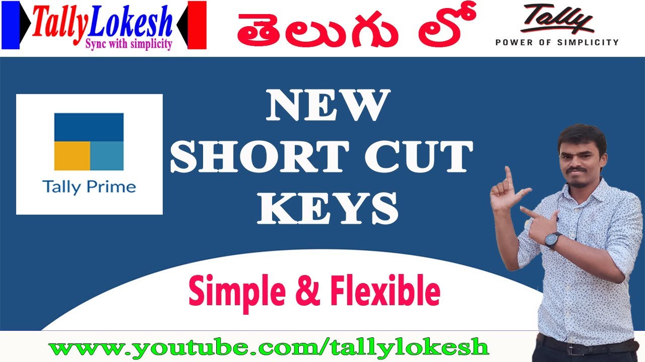 Tally Prime | Most Useful Short Cut Keys in Telugu | By Lokesh