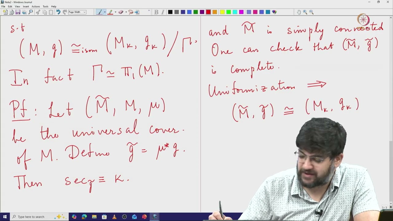 Lec 55 Uniformization of Space Forms