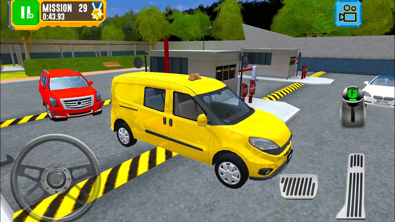 Yellow Post Truck Drive #27 - Service Cars Simulation 3D - Android Gameplay