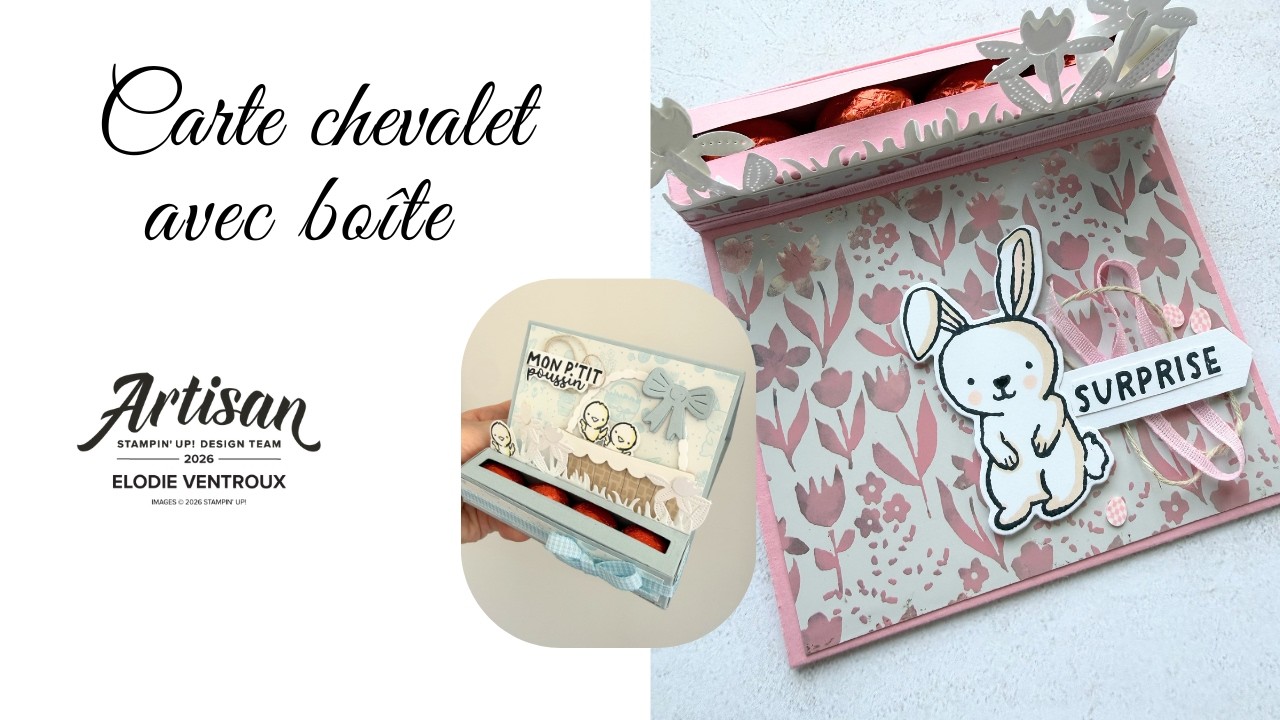 Carte chevalet avec une boîte !