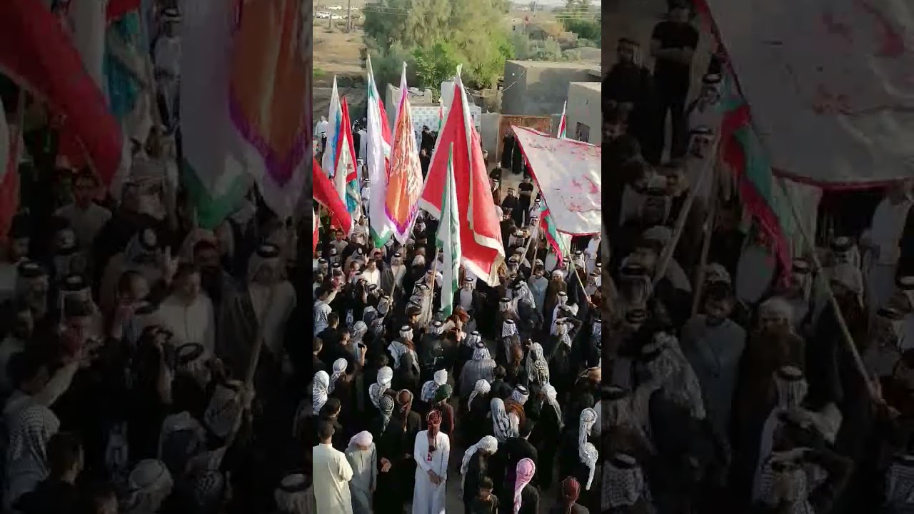 جزء من تشييع المرحوم والحاج جوده صبيح مطشر خلاوي المشاخيل
