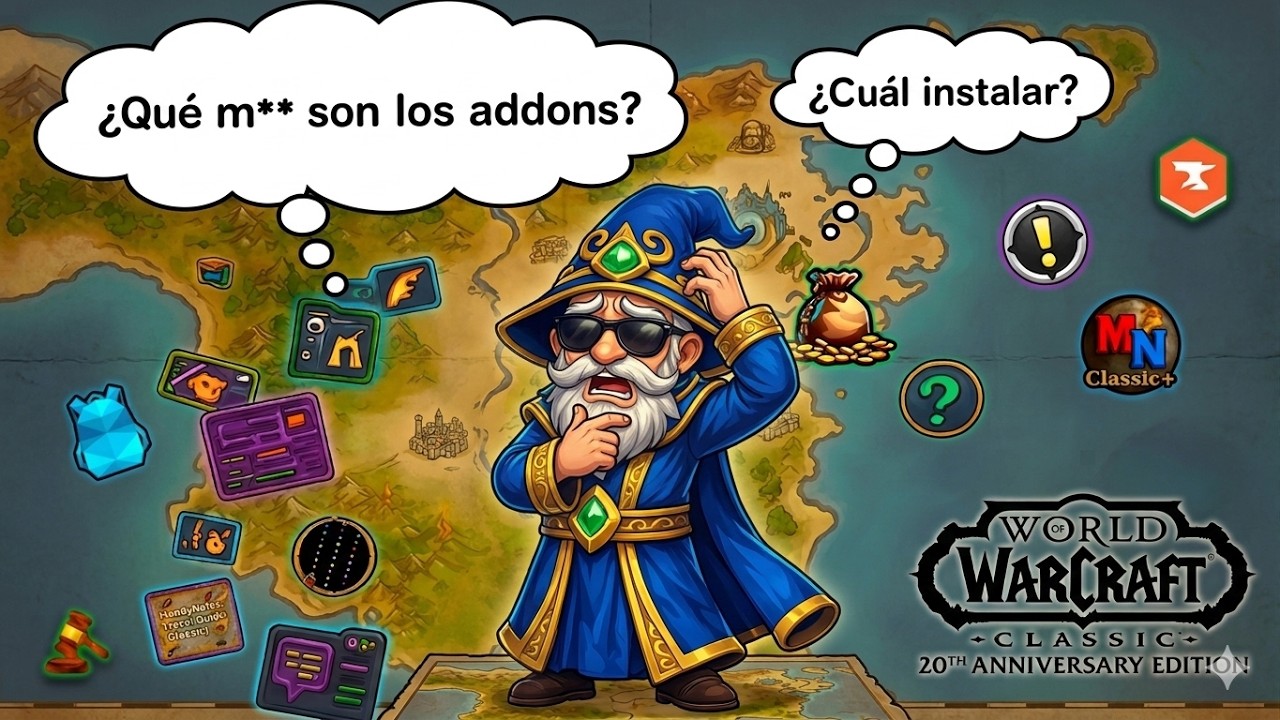 LOS MEJORES ADDONS PARA INICIAR EN WOW CLASSIC 20 ANIVERSARIO