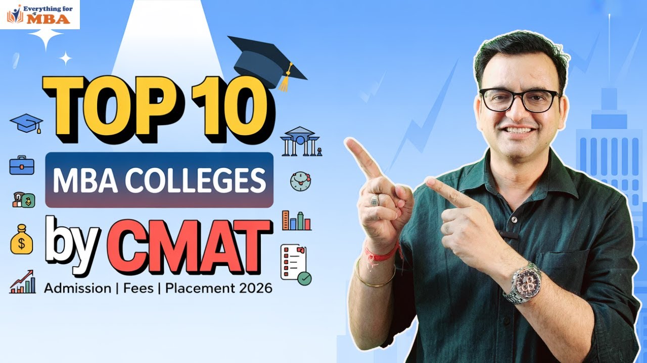 Top 10 MBA Colleges Through CMAT 2026 🎓 | High Package, Low Fees & Best ROI Colleges List!