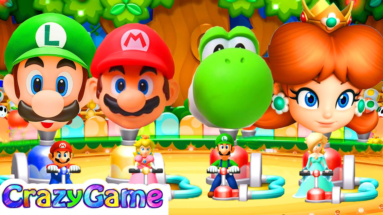 Mario Party Series Minigames Collection Mario Vs Luigi Vs Peach Vs Yoshi Vs Rosalina