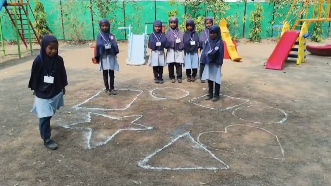 FUN SHAPES ACTIVITY FOR STD 1ST | 2025-26 #idealenglishschoolmalkapur #kidslearning #foryou 
