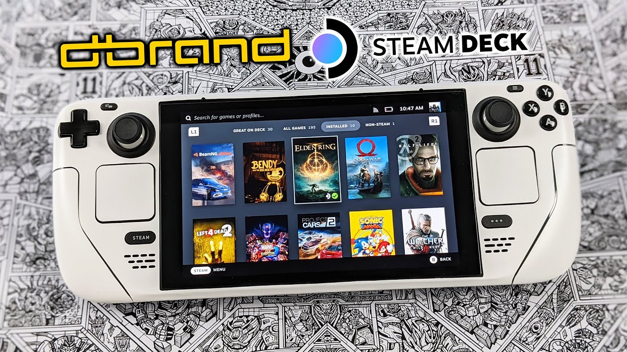 Customize Your Steam Deck With These All-New dbrand Skins For The Deck!