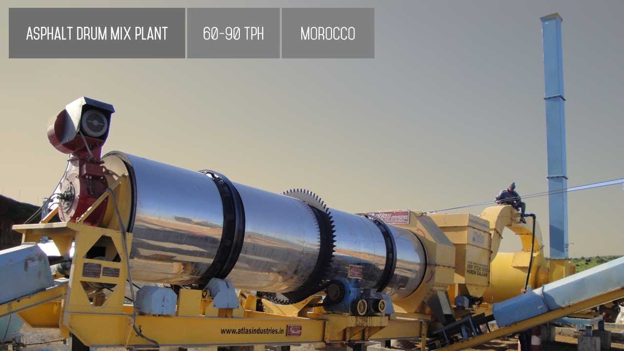 Asphalt plant | Asphalt mixing plant working in Morocco
