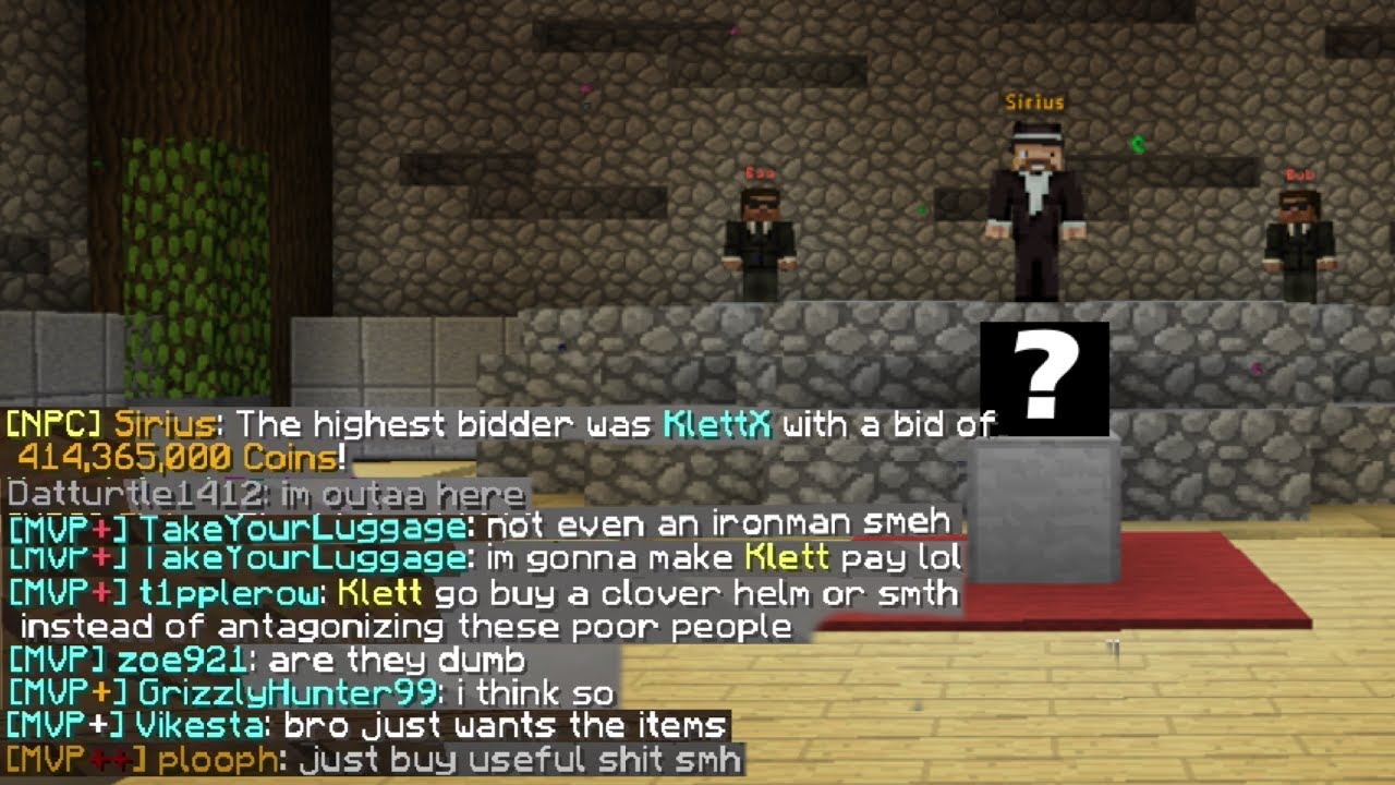 I Bought Out an Entire Dark Auction in Hypixel Skyblock