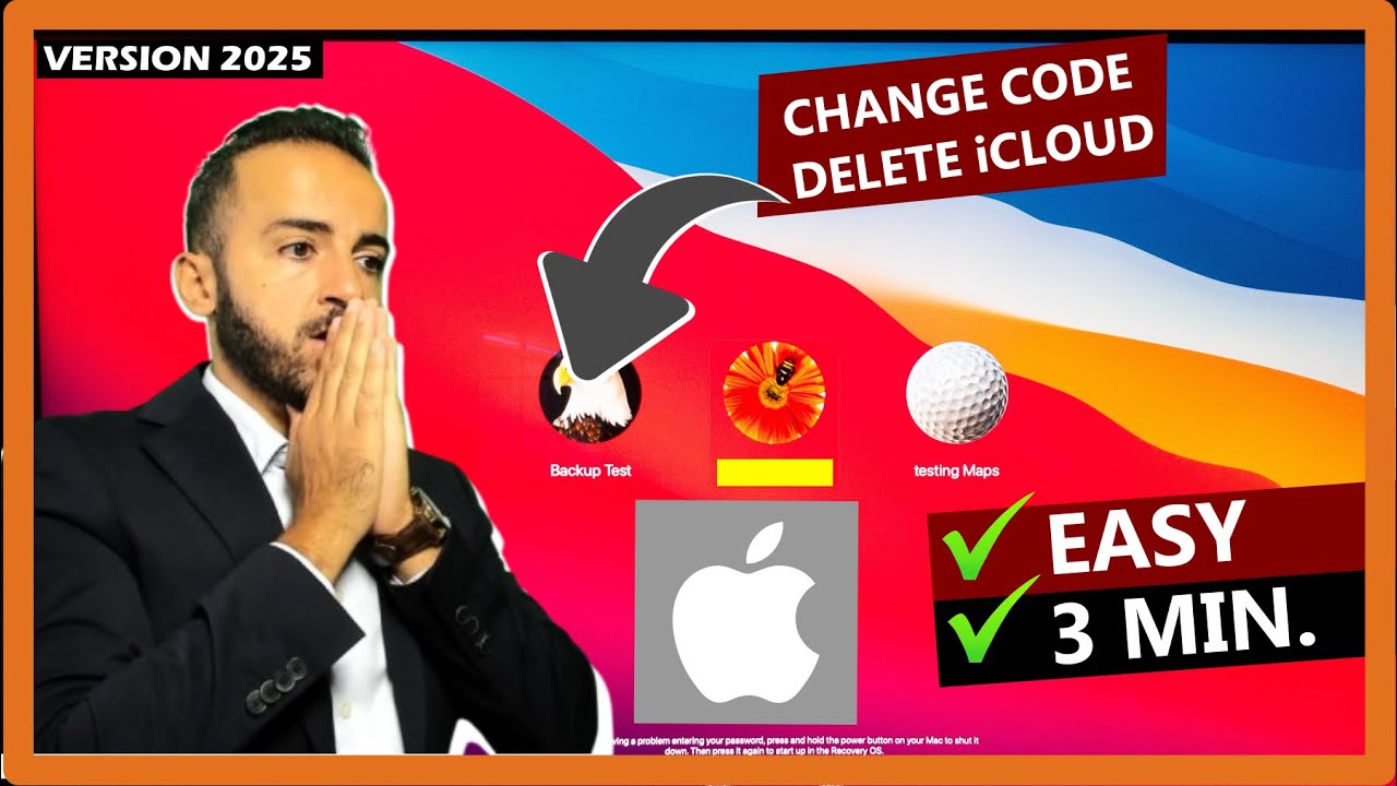 Comment supprimer le mot de passe d'un iMAC ou MacBook ? Suppression du cloud et du code