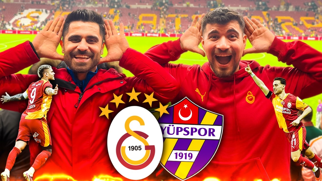 ICARDI HAT-TRICK YAPTI STADYUM YIKILDI MÜTHİŞ ATMOSFER 😍 | Galatasaray 5-1 Eyüpspor Stad Vlog
