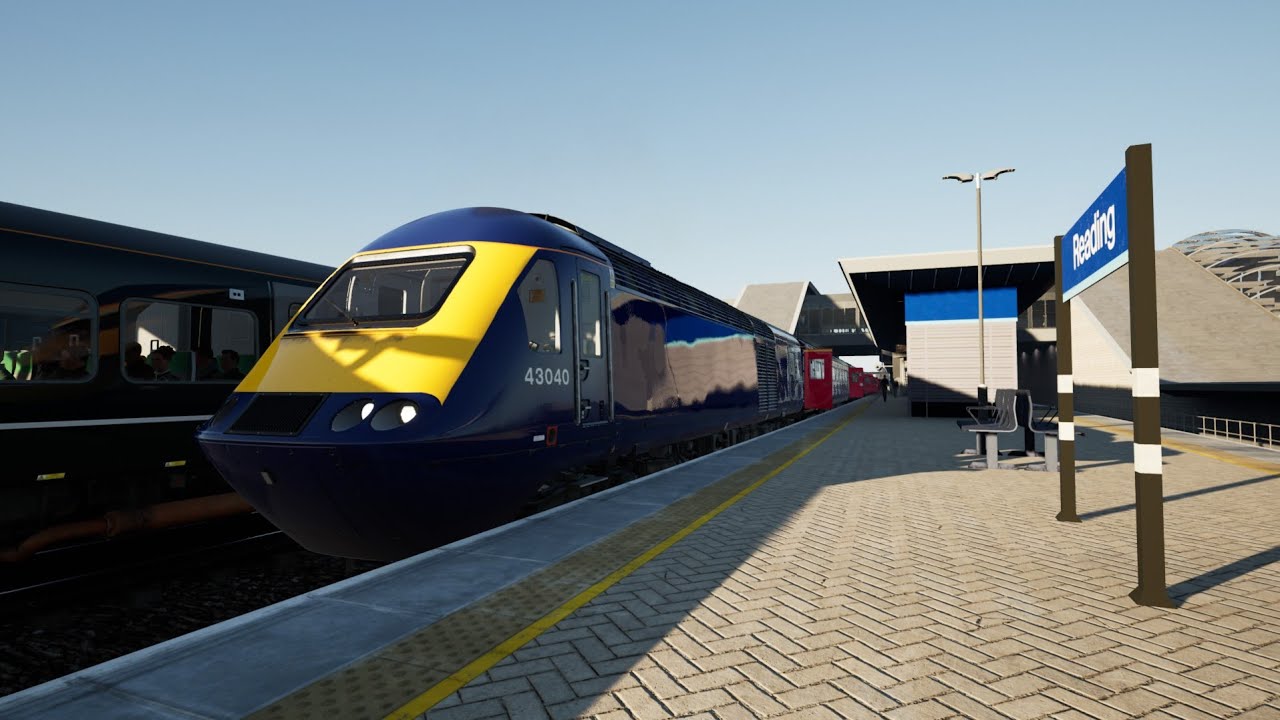 Tsw6 GWR remastered class 43 GFB Reading to London Paddington