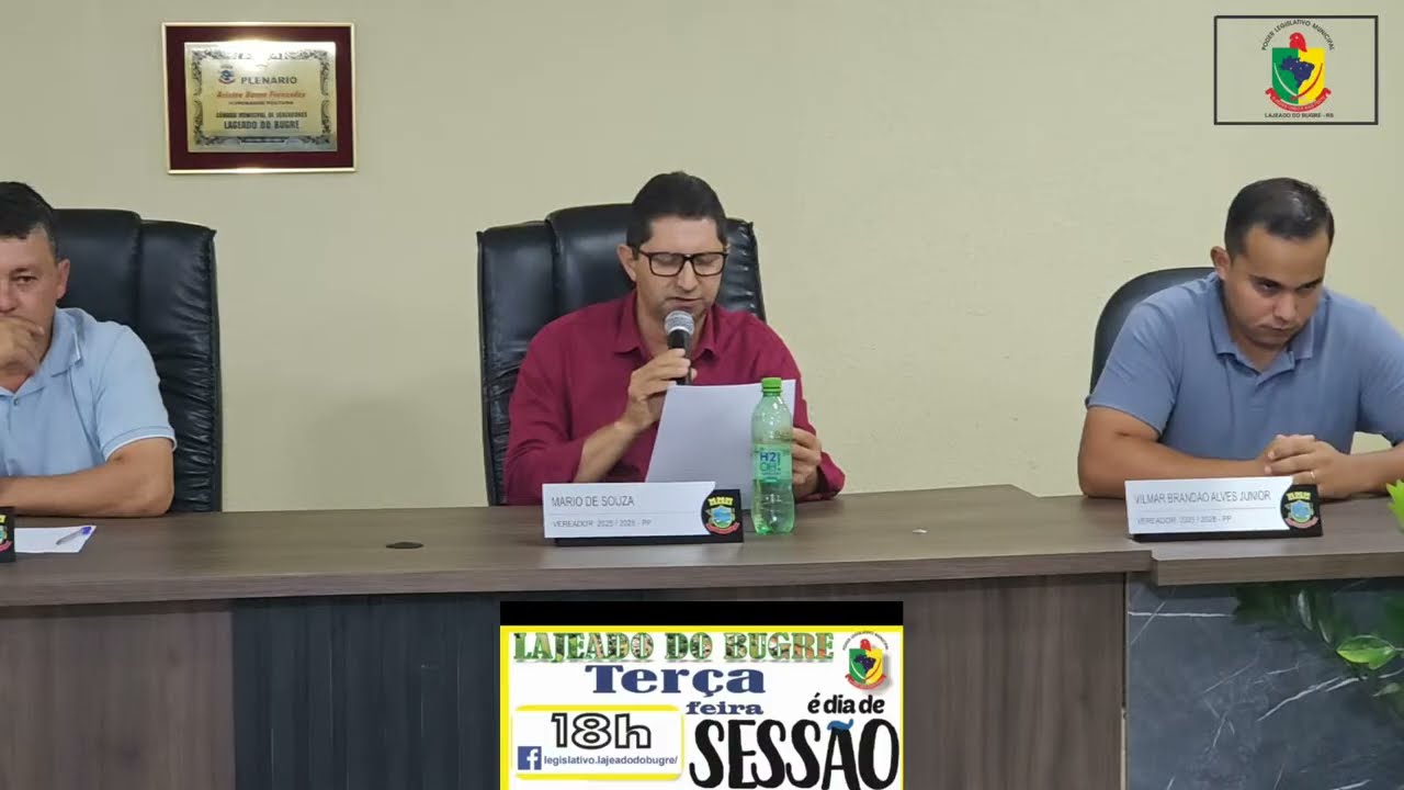 Legislativo  Municipal de Lajeado do Bugre  realiza Sessão Ordinária.