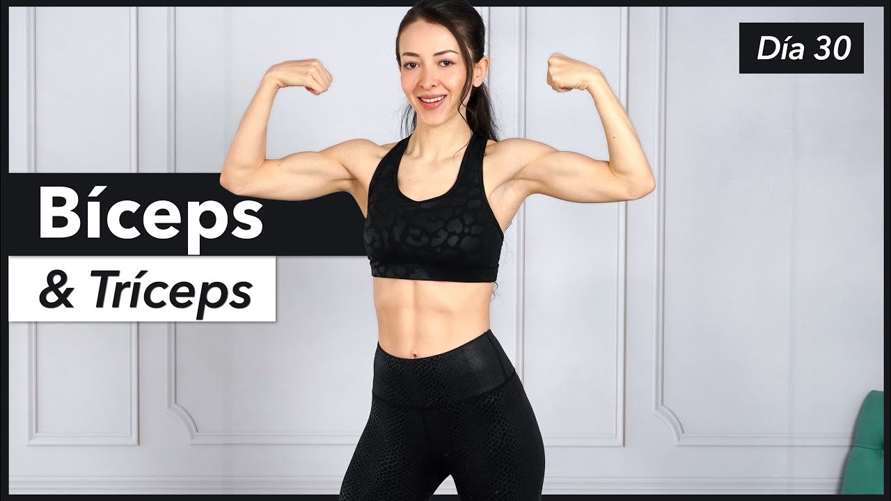 Bíceps y Tríceps (Brazos) BISERIES CON EJERCICIOS RETADORES | Día 30 - POWER Glow Up