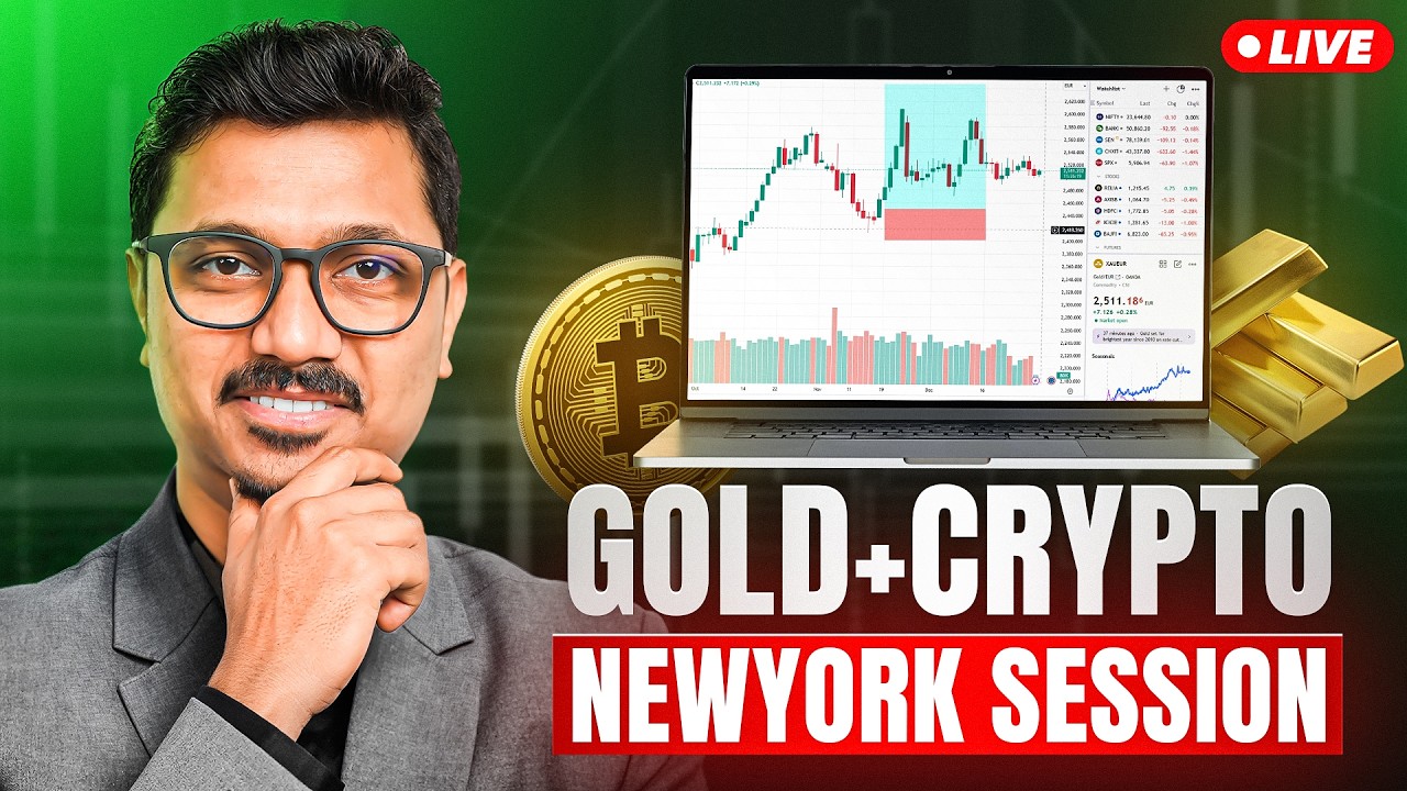 31 MAR | Live Market Analysis for Gold and Crypto | Hindi