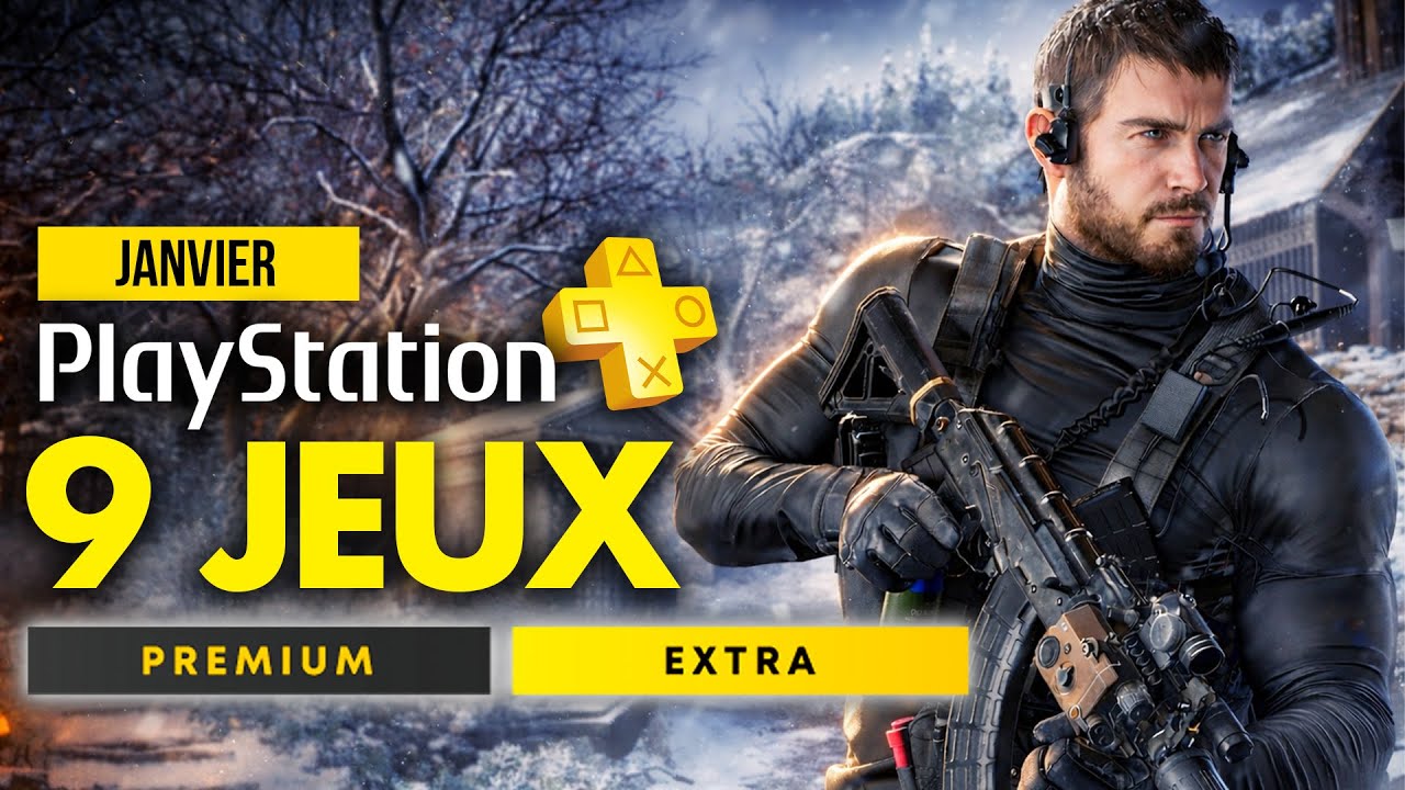 PlayStation Plus PS4 & PS5 | Janvier 2026 : Les JEUX du PS Plus Extra & Premium ! 🔥