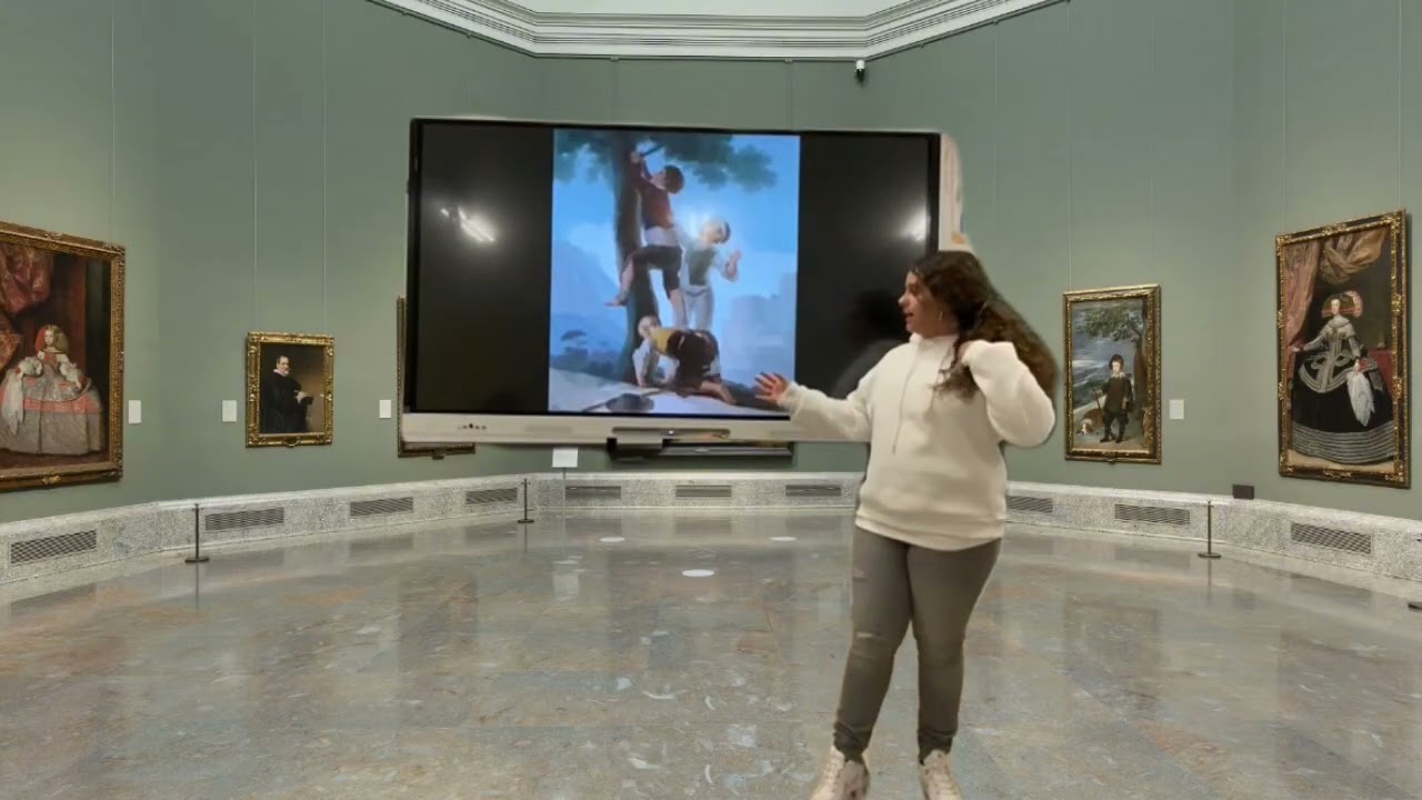 Goya Muchachos trepando por el árbol