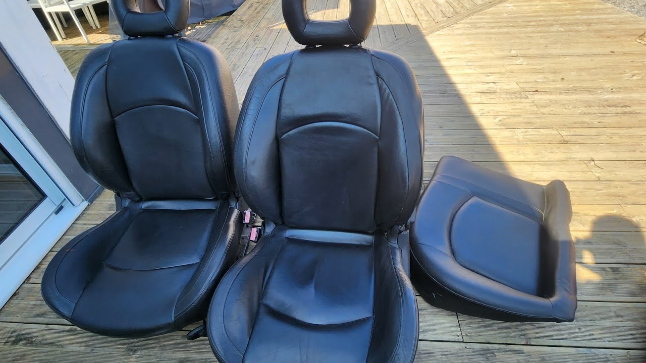 Installation des nouveaux sièges cuir peugeot 206