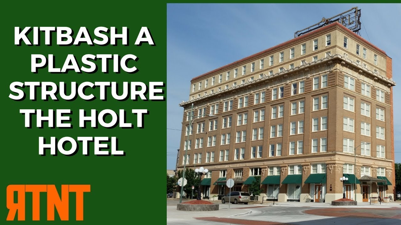 Kitbashing a Plastic Model Railroad Structure - The Holt Hotel Part 1